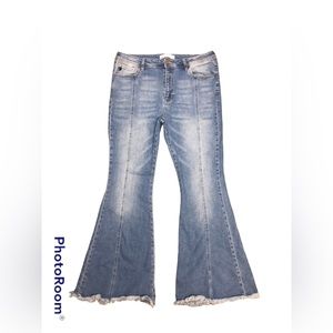 Bell bottom light wash jeans- Maurice’s